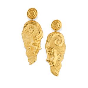 Orecchini con satiro