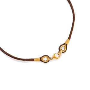Collana con moschettone