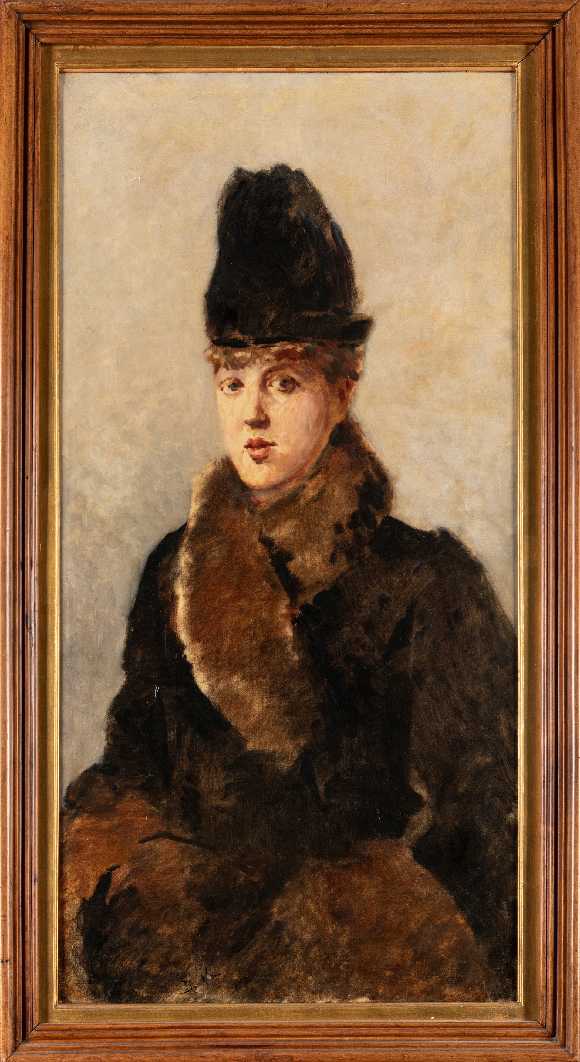 Giuseppe De Nittis - Ritratto di Parigina