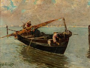 Gelanzè Giuseppe - Fishermen in the gulf
