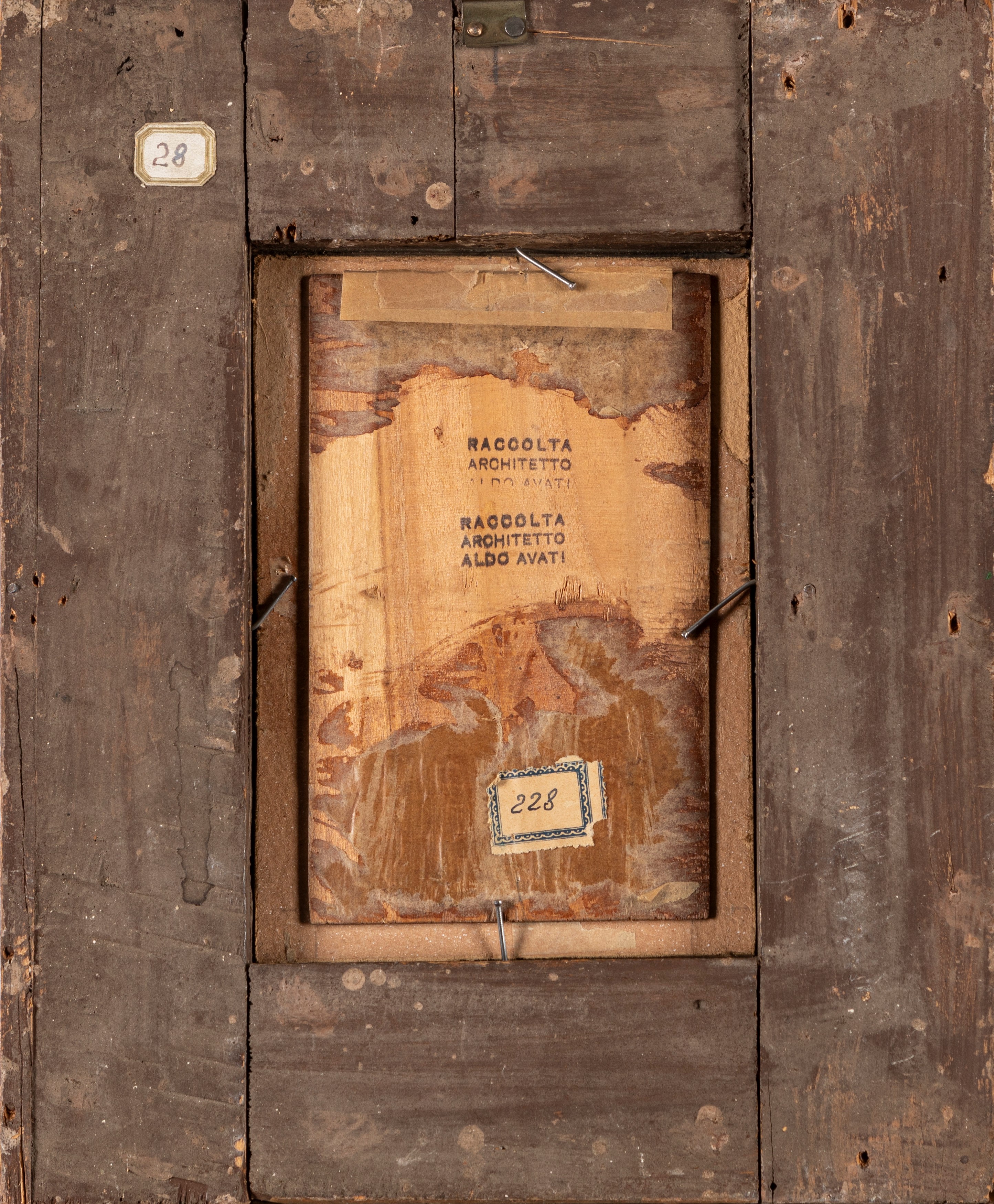Arturo Calosci - Vezzosa, olio su tavola