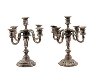  - Coppia di candelabri