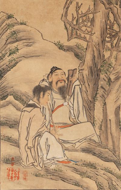 Due Dipinti su Carta, Cina Secolo XIX