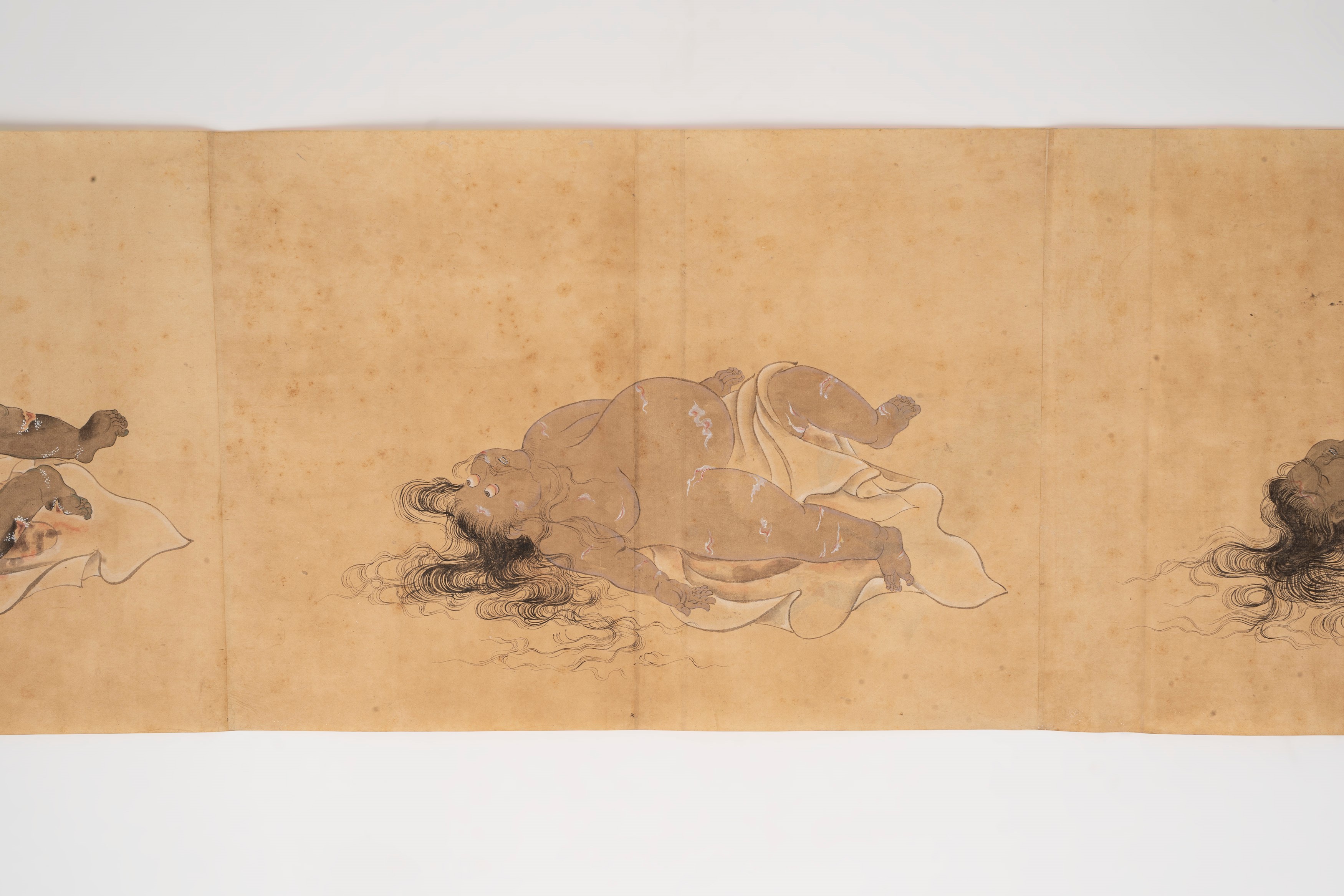 Emakimono su Carta Raffigurante le Fasi della Decomposizione del Corpo Umano, Giappone Secolo XIX