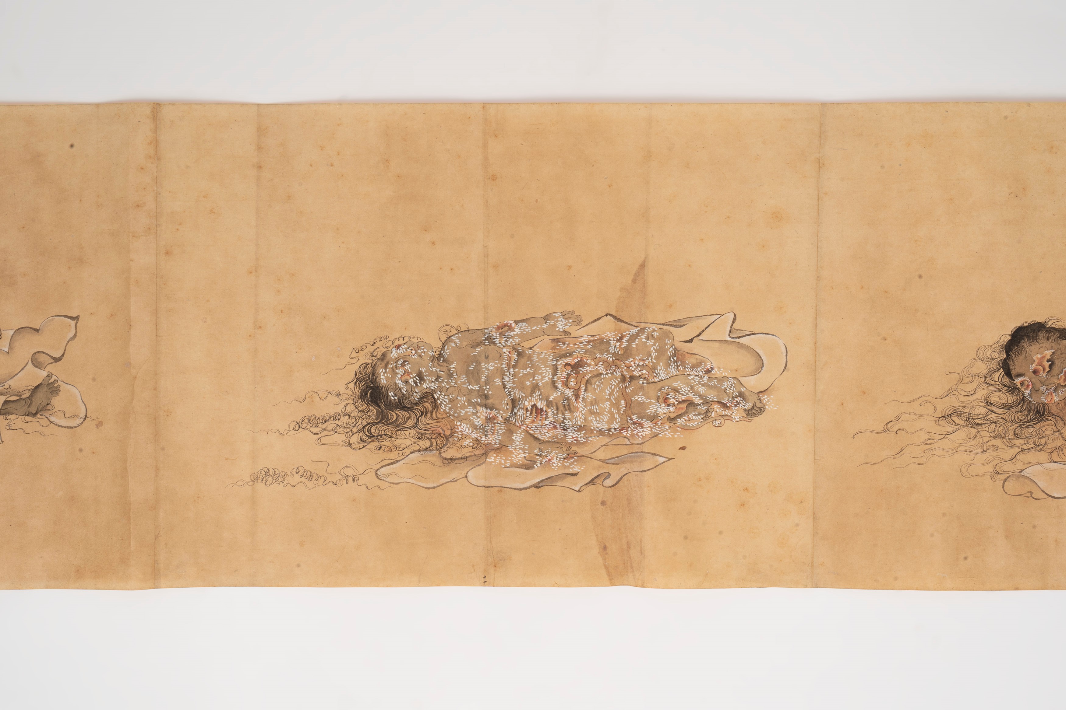 Emakimono su Carta Raffigurante le Fasi della Decomposizione del Corpo Umano, Giappone Secolo XIX