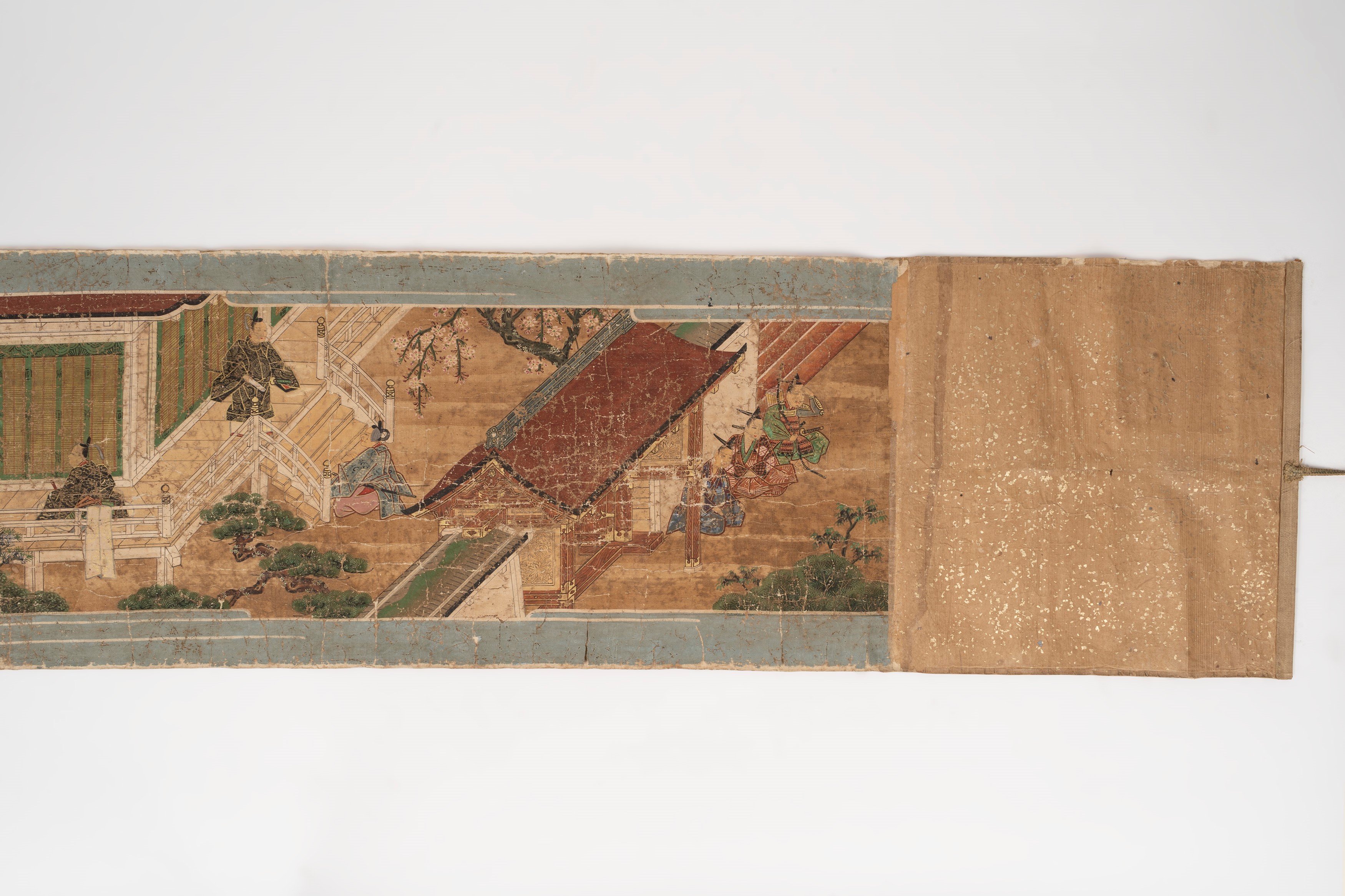 Emakimono su Stoffa, Giappone Secolo XVII - XVIII
