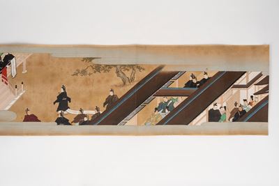 Due Emakimono su Carta, Giappone Secolo XIX