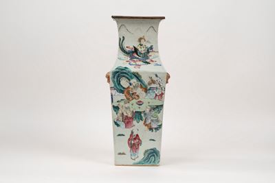 Vaso in Porcellana Policroma Famiglia Rosa, Cina Secolo XVIII - XIX