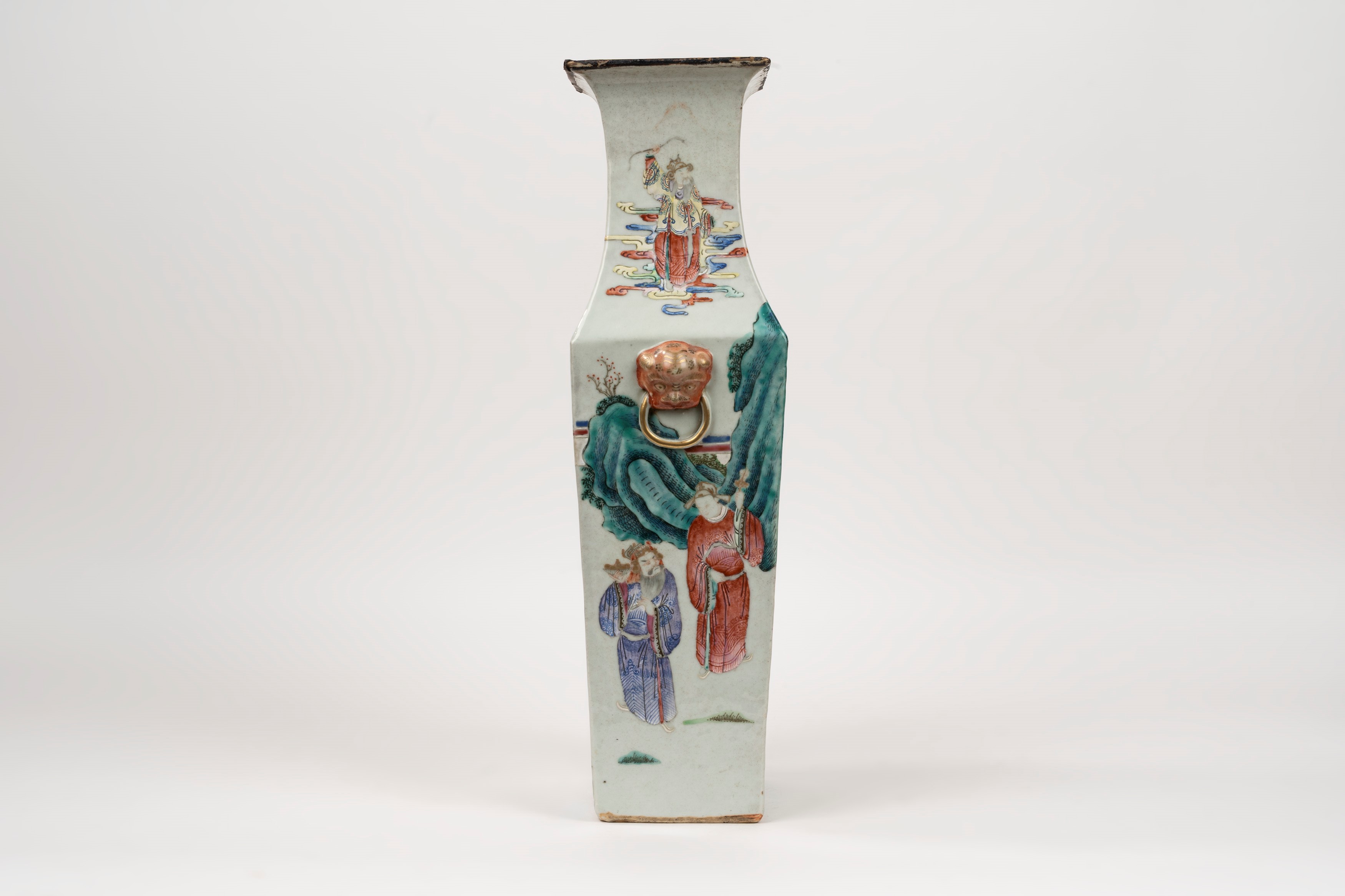 Vaso in Porcellana Policroma Famiglia Rosa, Cina Secolo XVIII - XIX