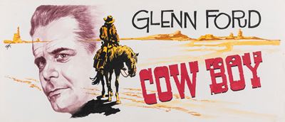 Cowboy, tempera su cartoncino