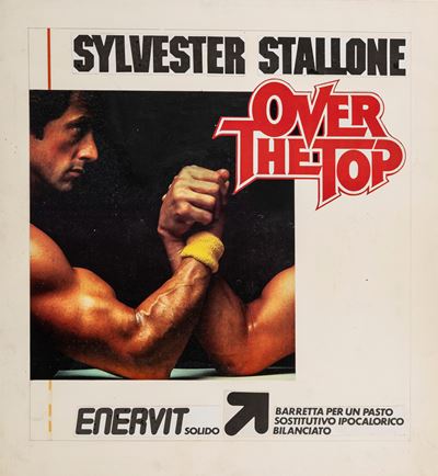 Bozzetti pubblicitari per il film 'Over the Top', pellicola fotografica su cartone, 1987