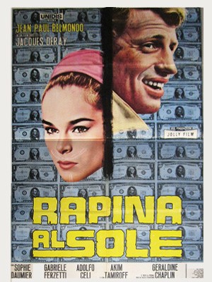 a.n.I. (autore Non Identificato) - Bozzetto di locandina per il film 'Rapina al sole', tempera e ...