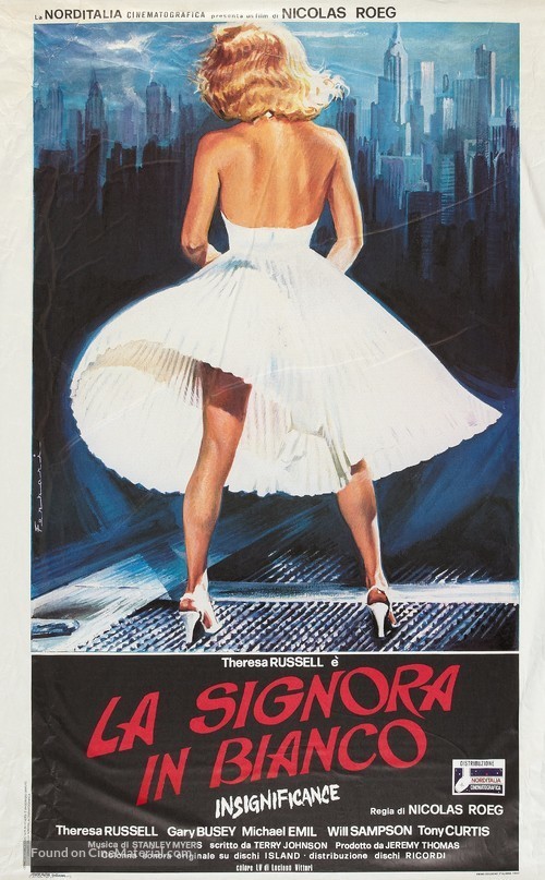 Ferrari - La signora in bianco - Bozzetto originale, tempera su cartoncino