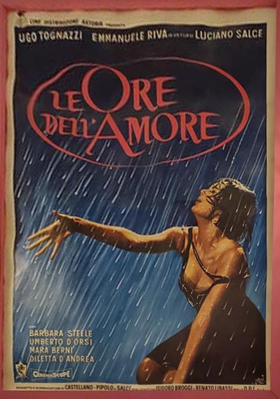 Francesco Fiorenzi - Le ore dell'amore - Bozzetto originale per locandina cinematografica, temper...