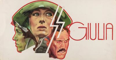 Bozzetto originale per Giulia, tempera su cartoncino, 1977