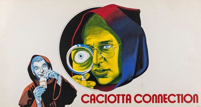 Bozzetto per 'Occhio di tinca, apprendista detective', tempera su cartoncino
