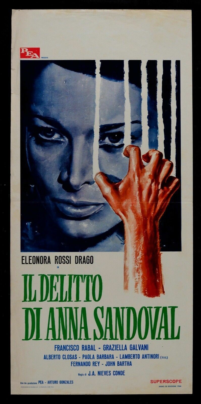 a.n.I. (autore Non Identificato) - Bozzetto originale per la locandina del film 'Il delitto di An...