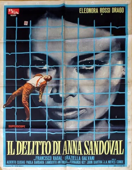 a.n.I. (autore Non Identificato) - Bozzetto di locandina per 'Il delitto di Anna Sandoval', tempe...