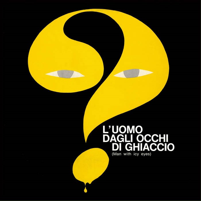 Michelangelo Papuzza - Bozzetto per 'L'uomo dagli occhi di ghiaccio', tempera su cartone