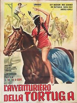 a.n.I. (autore Non Identificato) - Bozzetto originale per la locandina del film 'L'avventuriero d...