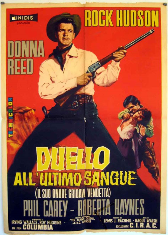 a.n.I. (autore Non Identificato) - Bozzetto per locandina del film 'Duello all'ultimo sangue', te...