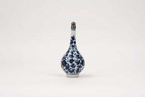  - Blue and white porcelain cruet, China, Kangxi period