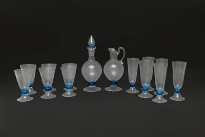 Servizio in Vetro di Murano, Anni '40 del Novecento