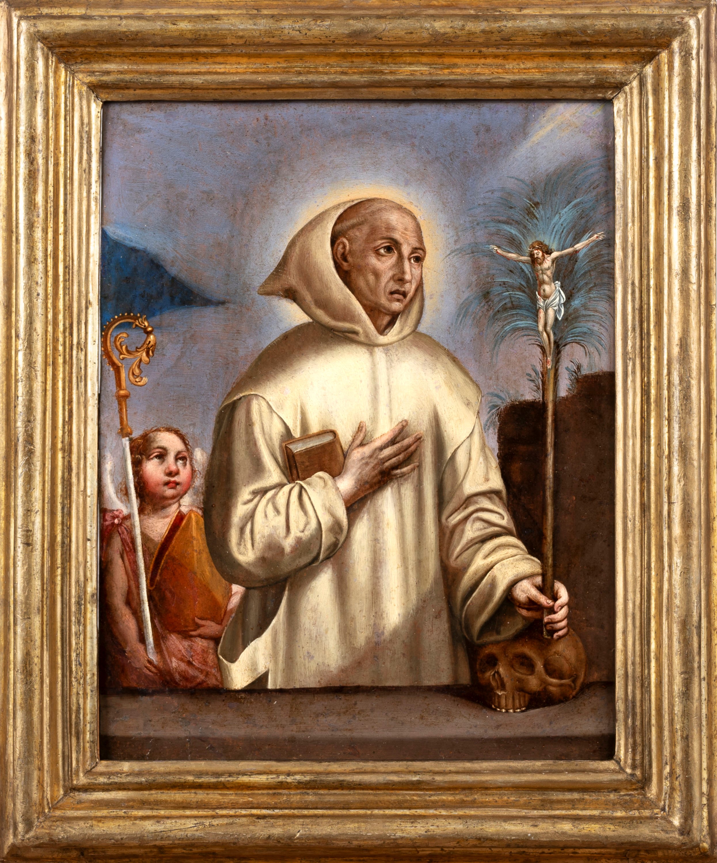 Scuola Toscana, Secolo XVII - San Bernardo in Preghiera