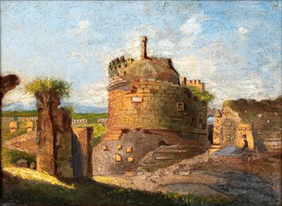 Veduta del Mausoleo di Cecilia Metella