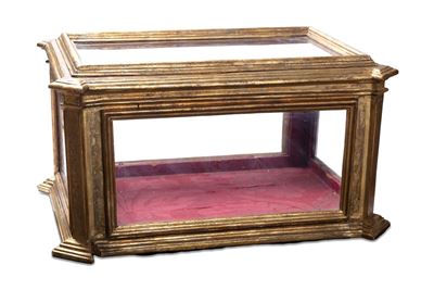 Teca in Legno Intagliato e Dorato, Fine Secolo XVIII
