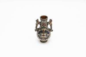  - Vaso cloisonné, Cina secolo XIX
