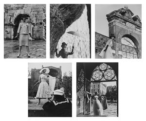 Untitled (Clothes by Valentino and Emilio Schuberth)