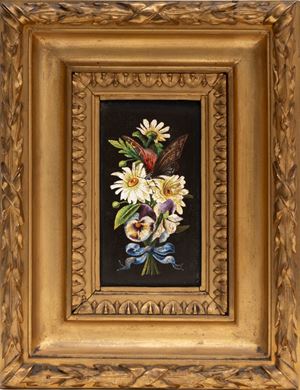  - Micromosaic depicting flowers, 19th century