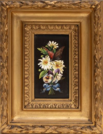 Micromosaico Raffigurante Fiori, Secolo XIX