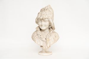 Bambino in abiti risorgimentali e medaglia al valore (Tamburino sardo?)