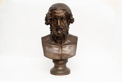 Busto di Omero, Secolo XIX