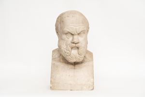 Bust of Socrates, 19th century