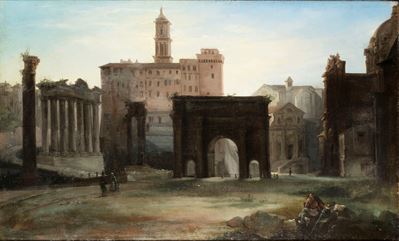 Veduta del Campidoglio dal Foro Romano