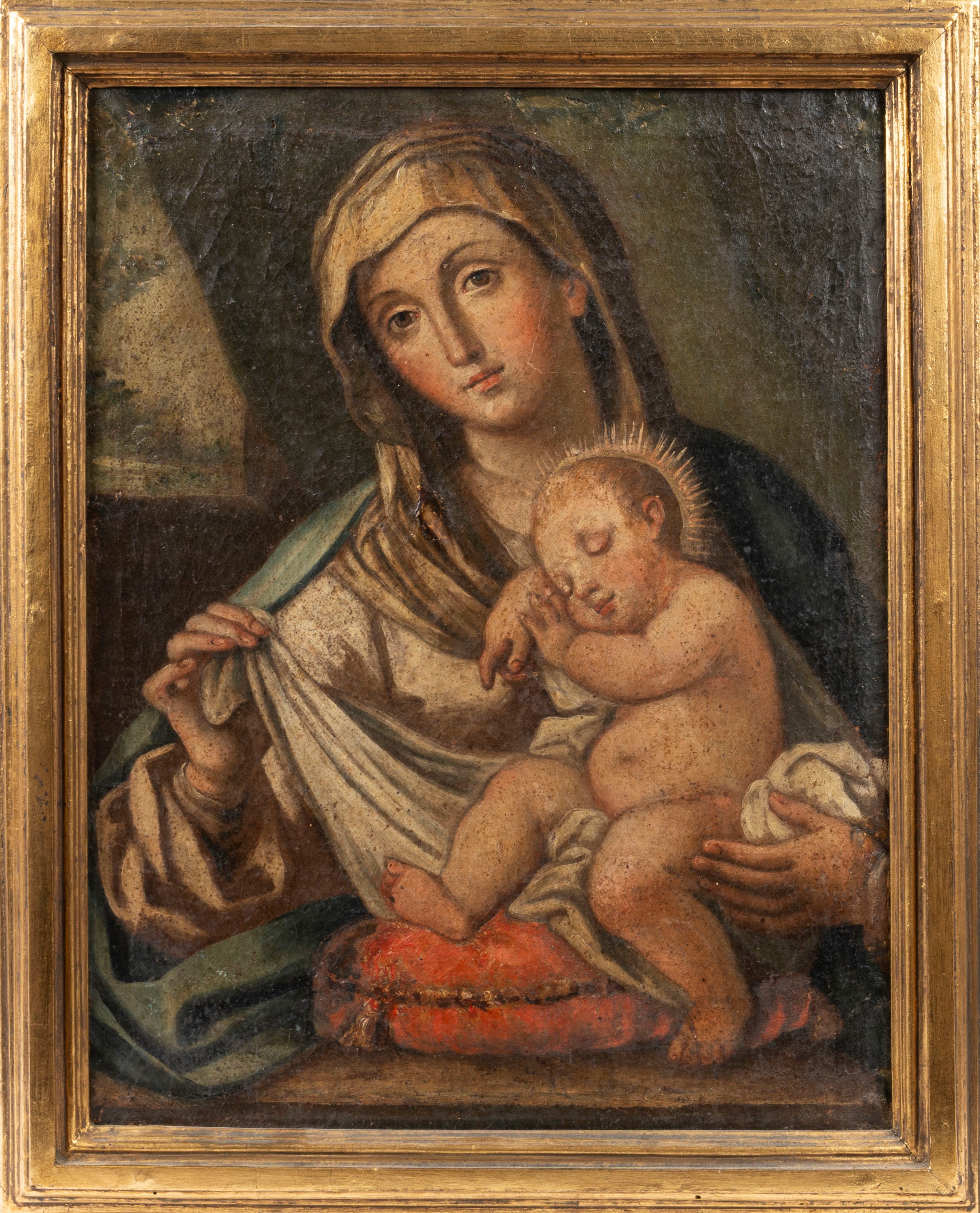 Scuola Italiana, Secoli XVII - XVIII - Madonna con Bambino