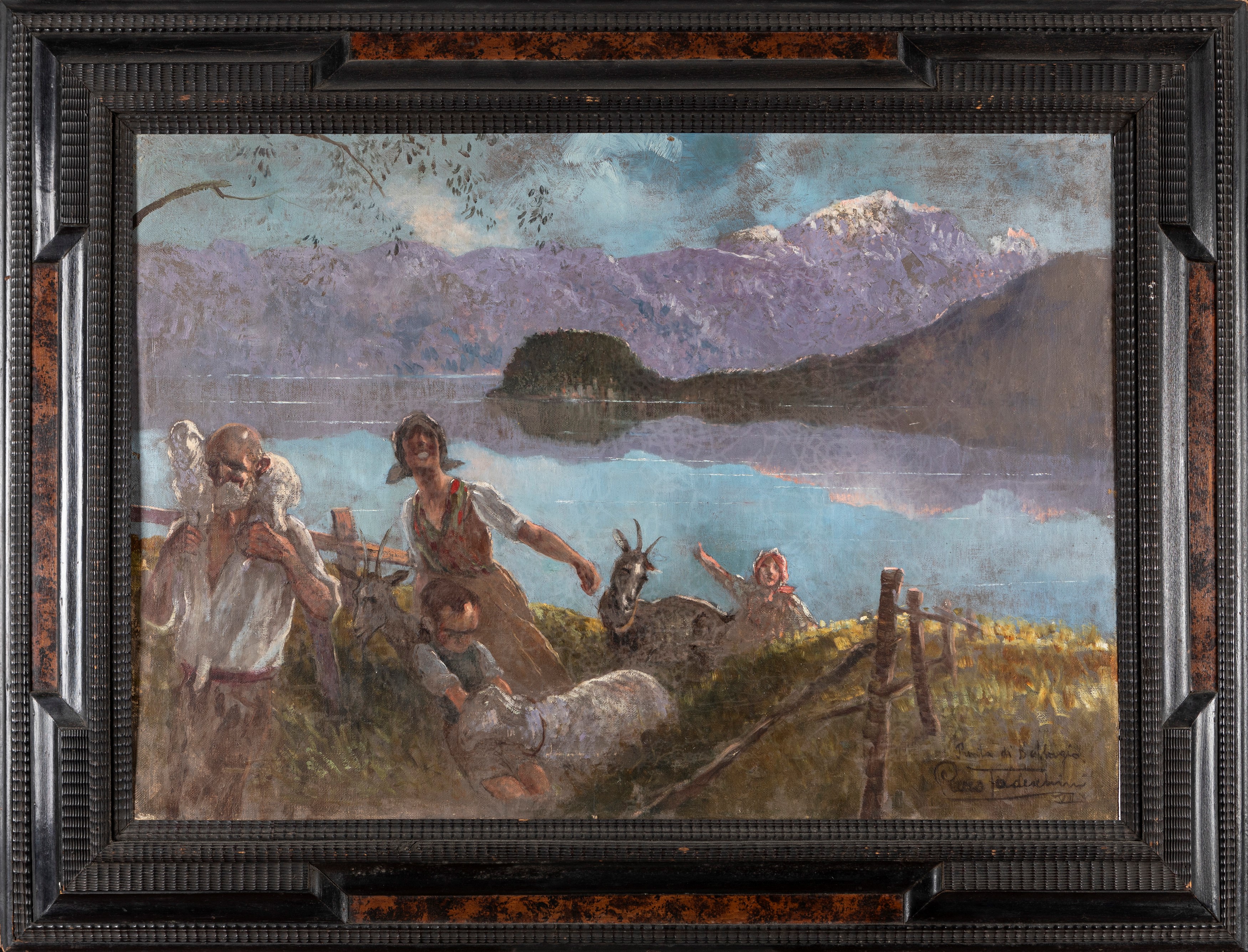 Piero Todeschini - Punta di Bellagio, olio su tela