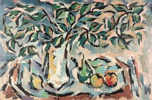 Still life with foliage