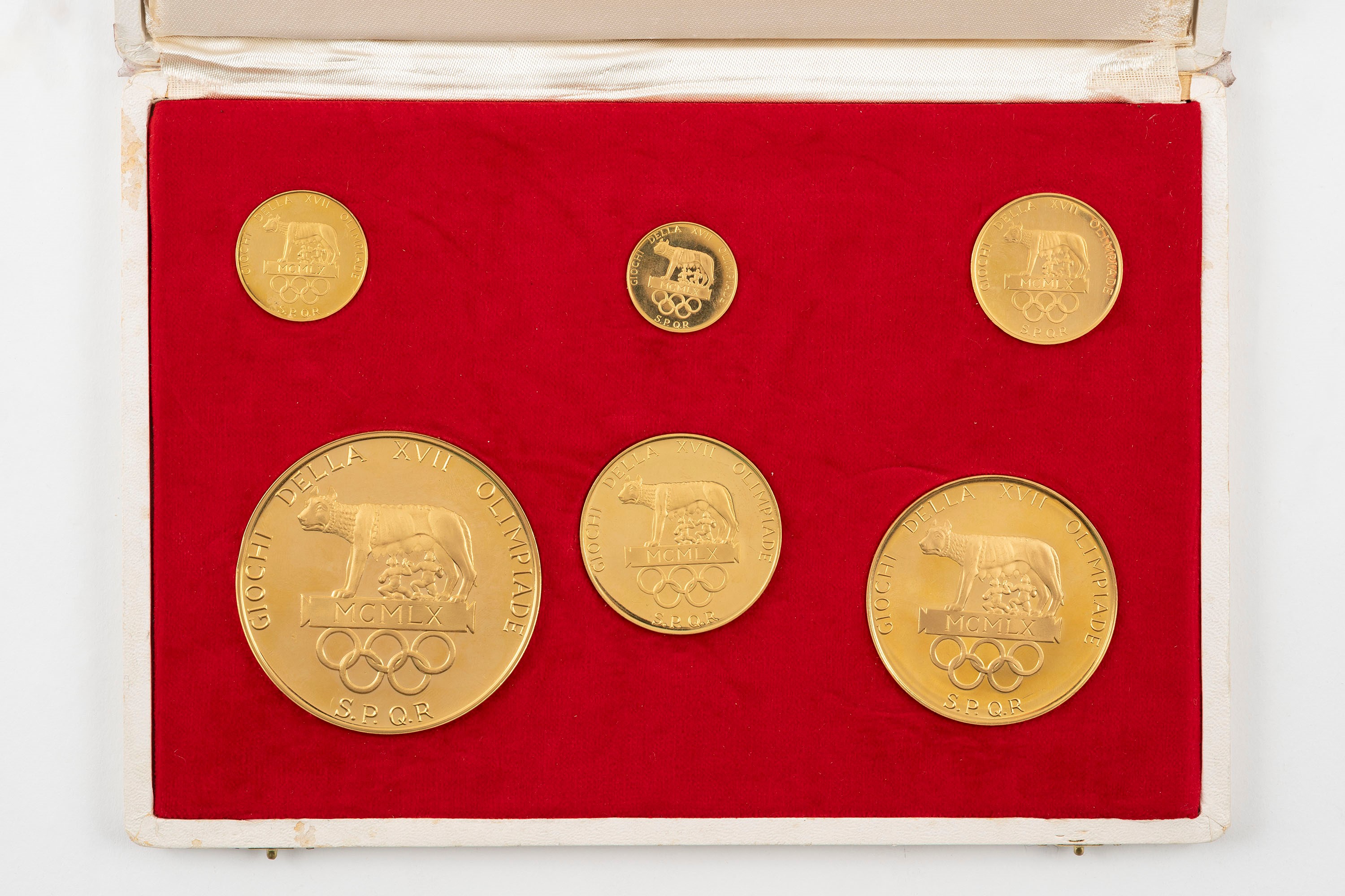 Zecca dello Stato Italiano - Serie di 6 medaglie commemorative in oro 900/1000, Giochi Olimpici d...