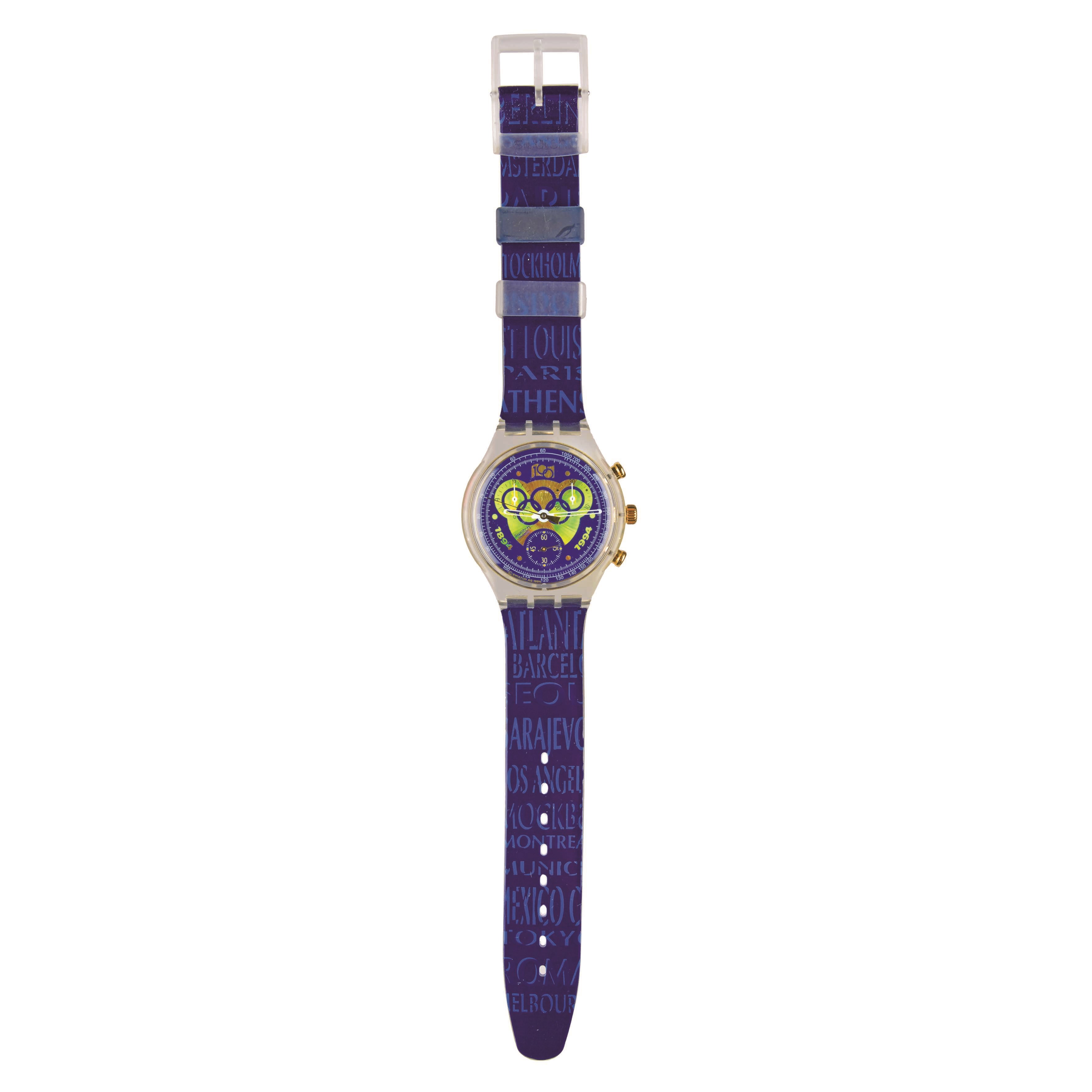 I.O.C. (SCZ101), Orologio originale Swatch con cronografo, 1994