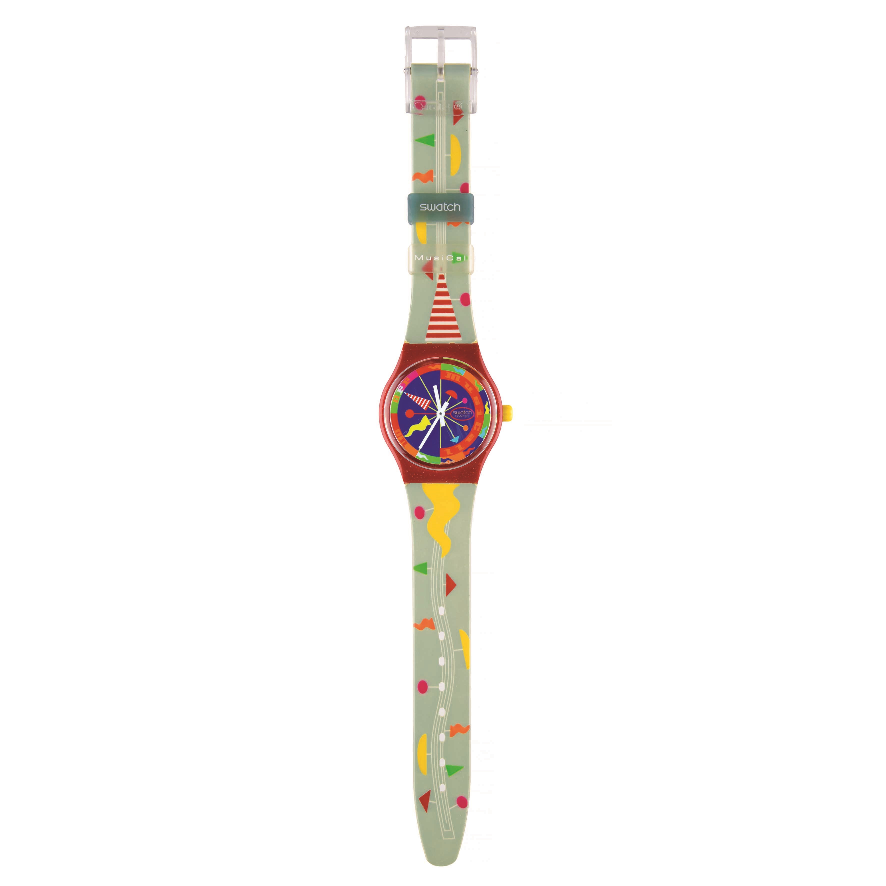 Swatch - Mendini, Fandango (SLR100) Originals Gent MusiCall - Orologio da polso in plastica