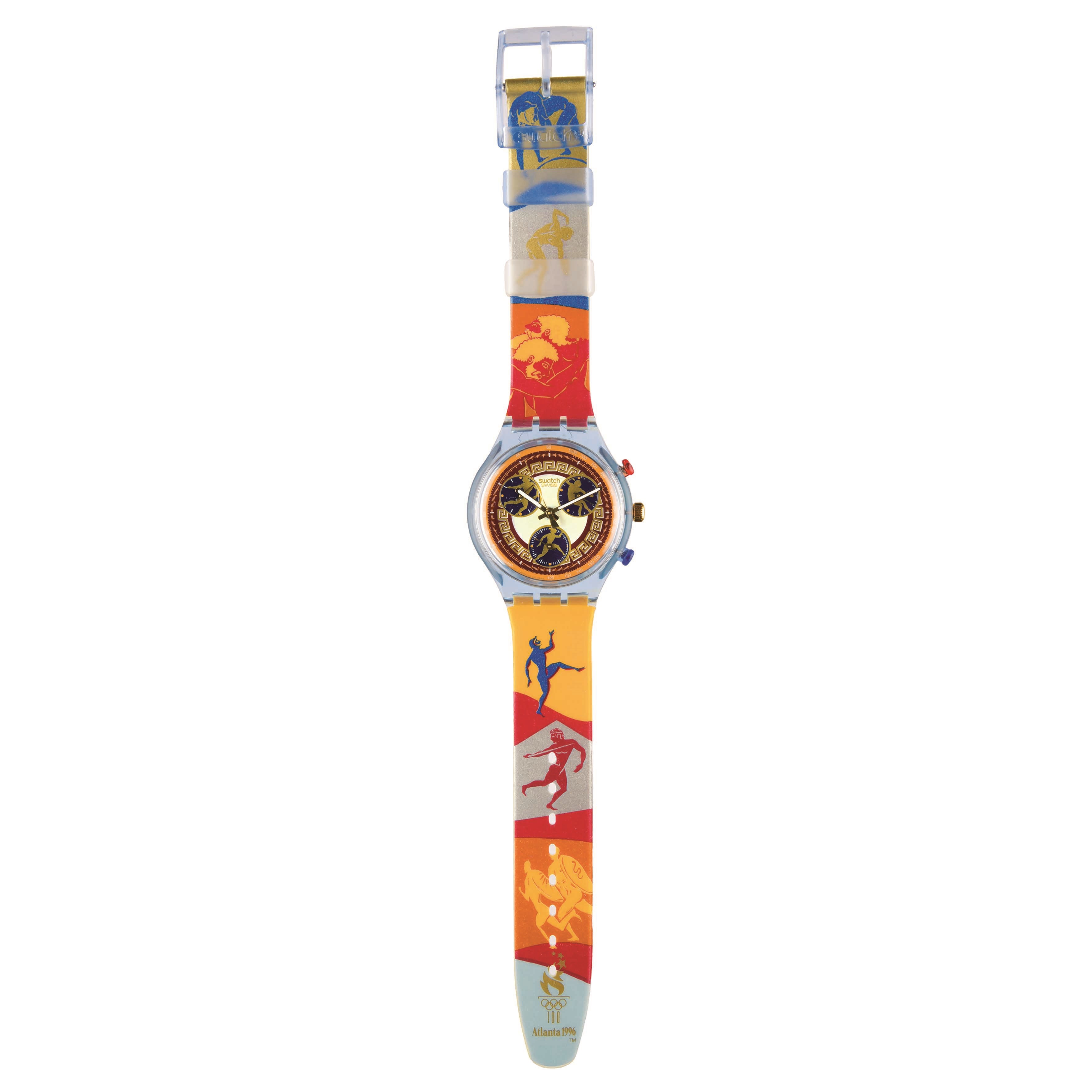 Swatch - Kalos (SCZ104) Originals Chrono, orologio da polso con meccanismo al quarzo e cronografo