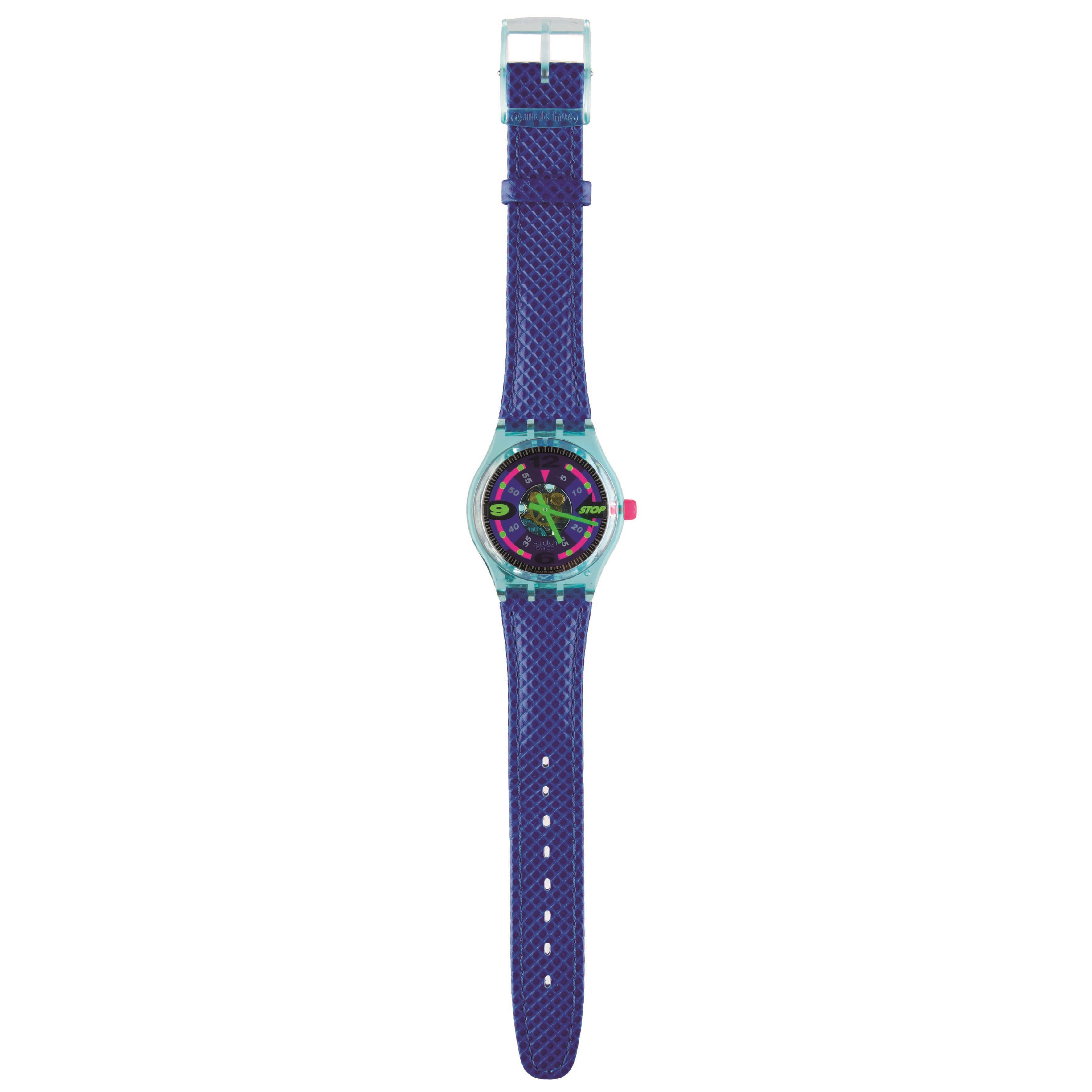 Swatch - Tres Vite, Orologio da polso Originals Gent Stop Watch, 1994, Meccanismo al quarzo