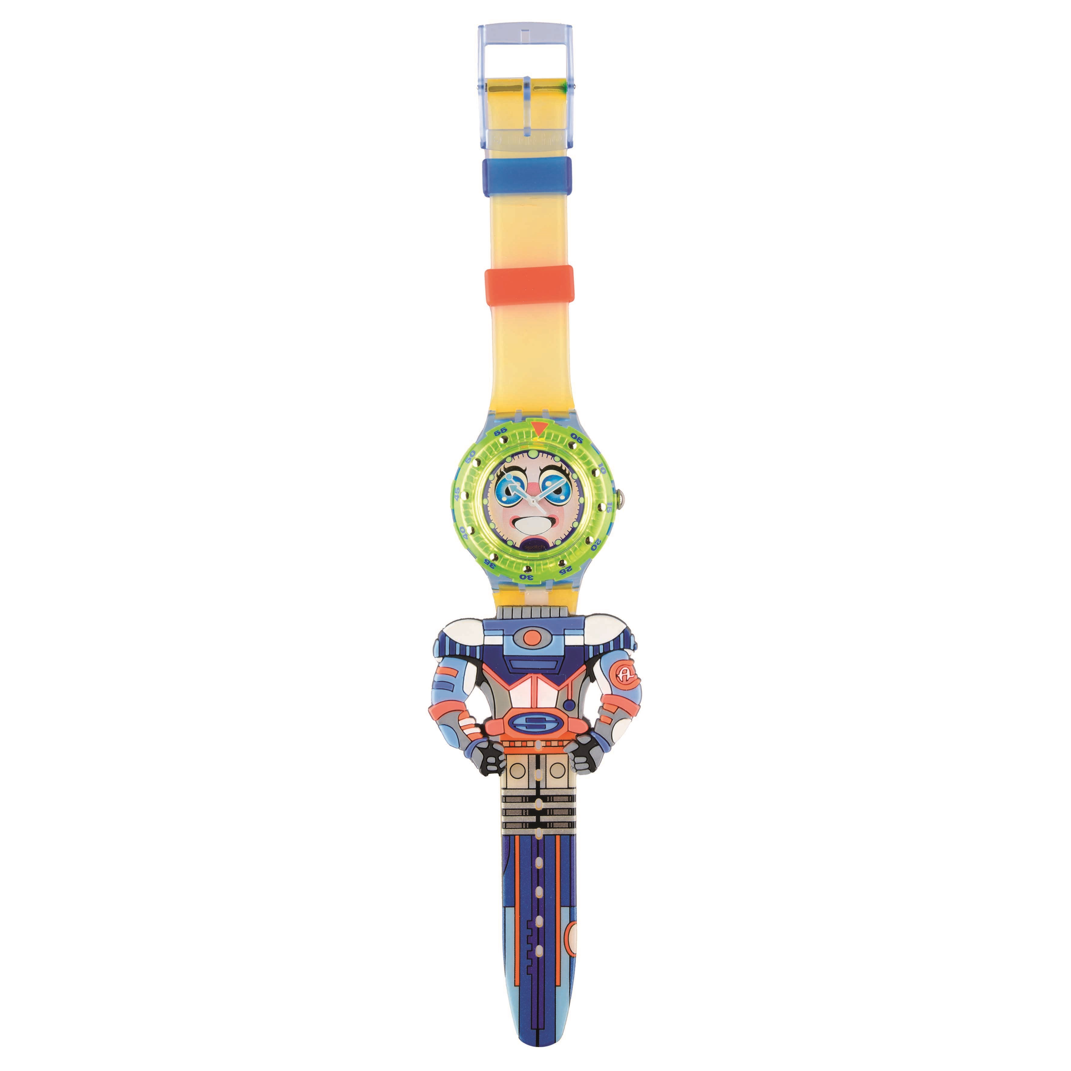 Swatch - Stripp (SDN120), Orologio da polso Originals Scuba con meccanismo al quarzo, 1996