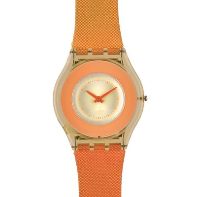 Orologio Swatch, Canaille (SFO100) Skin Classic, meccanismo al quarzo, cinturino in cuoio