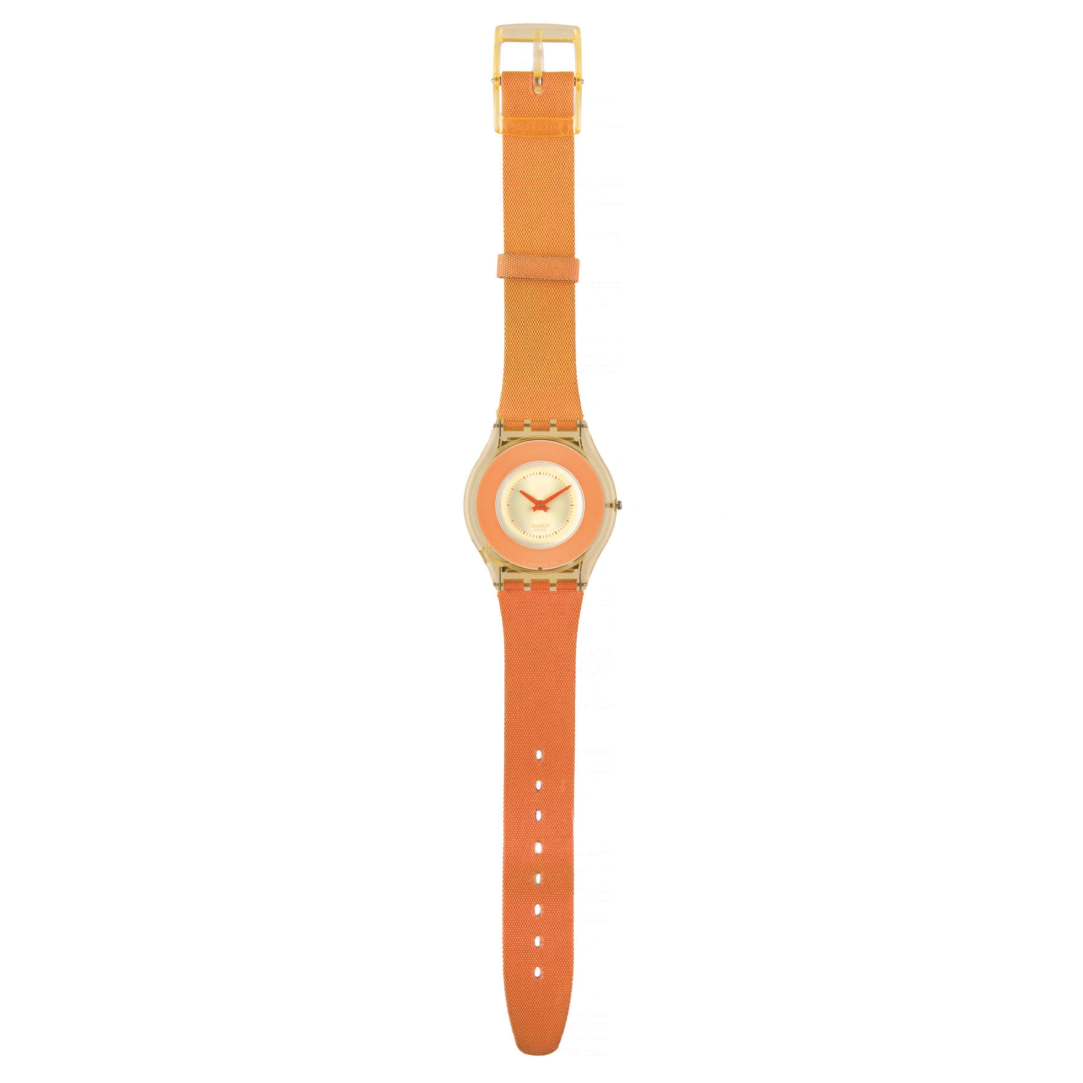 Orologio Swatch, Canaille (SFO100) Skin Classic, meccanismo al quarzo, cinturino in cuoio