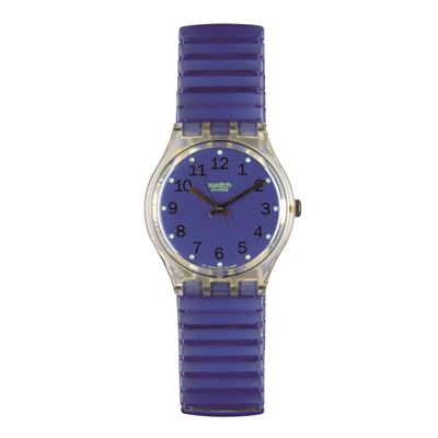 Gent, Virtual Purple (GK238), orologio al quarzo con cinturino in acciaio e plastica